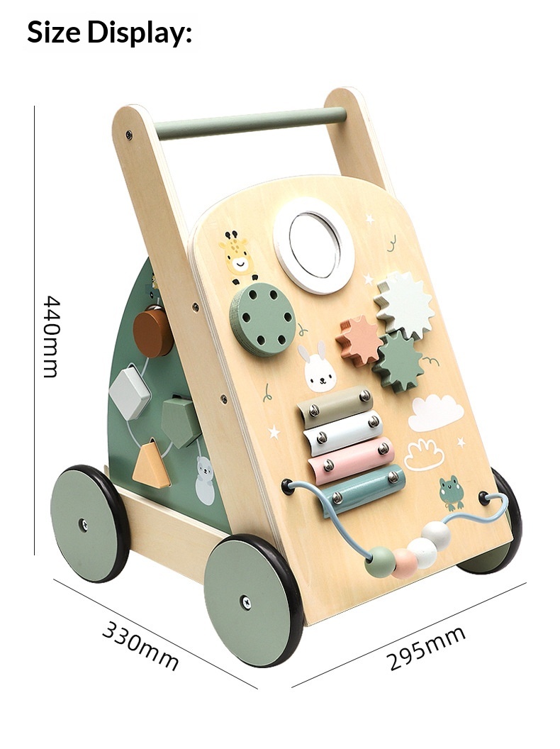 Wooden Infanttoddler Walker Stroller