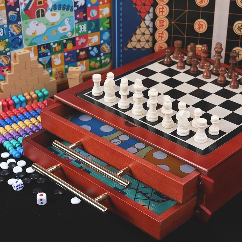 Board Game Chess Set Childrens Educational Toy Gift