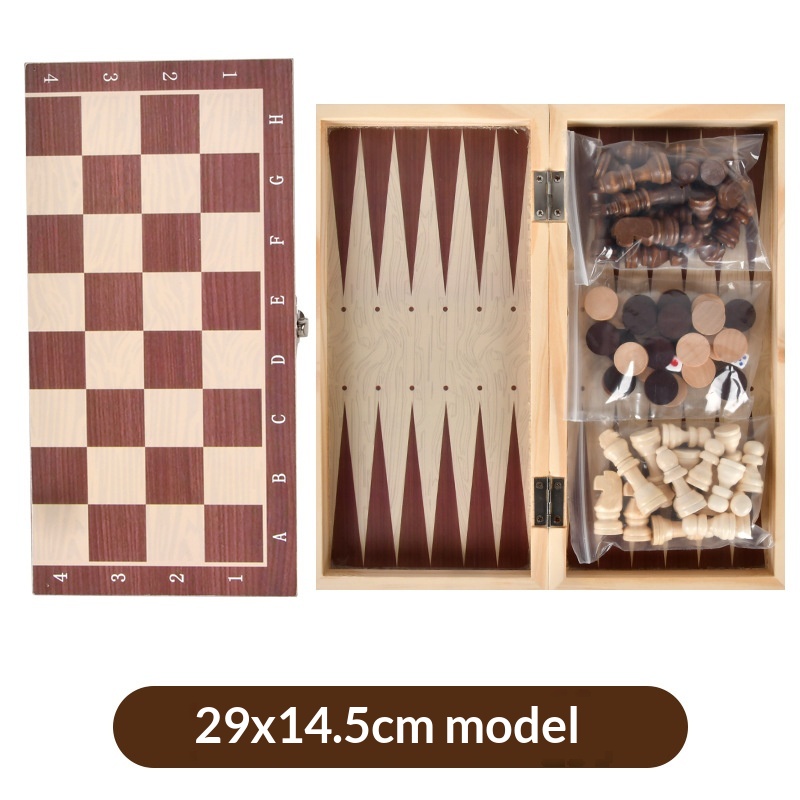 3-in-1 Portable Folding Wooden Nested Box Cross-Border Set