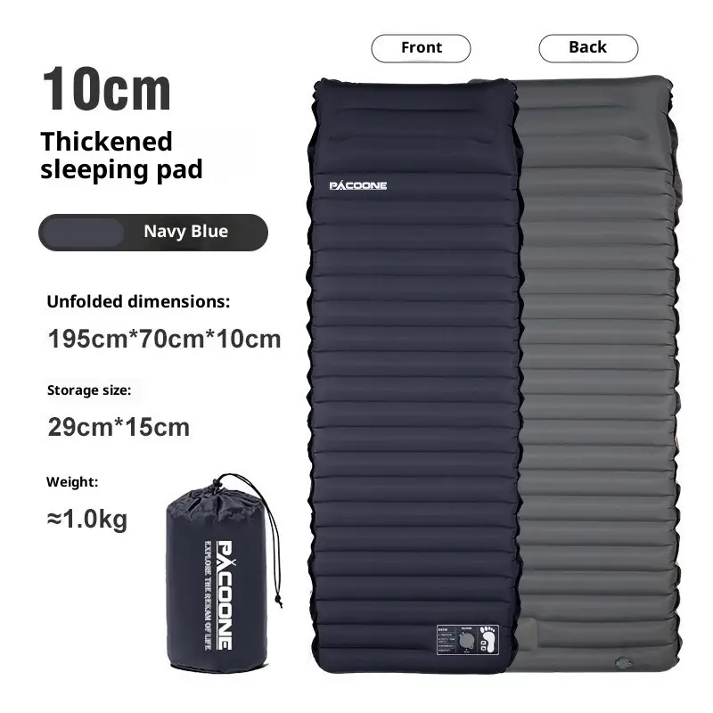 Double Inflatable Mat Outdoor Ultra-light Moisture-proof Mat For Noon Break