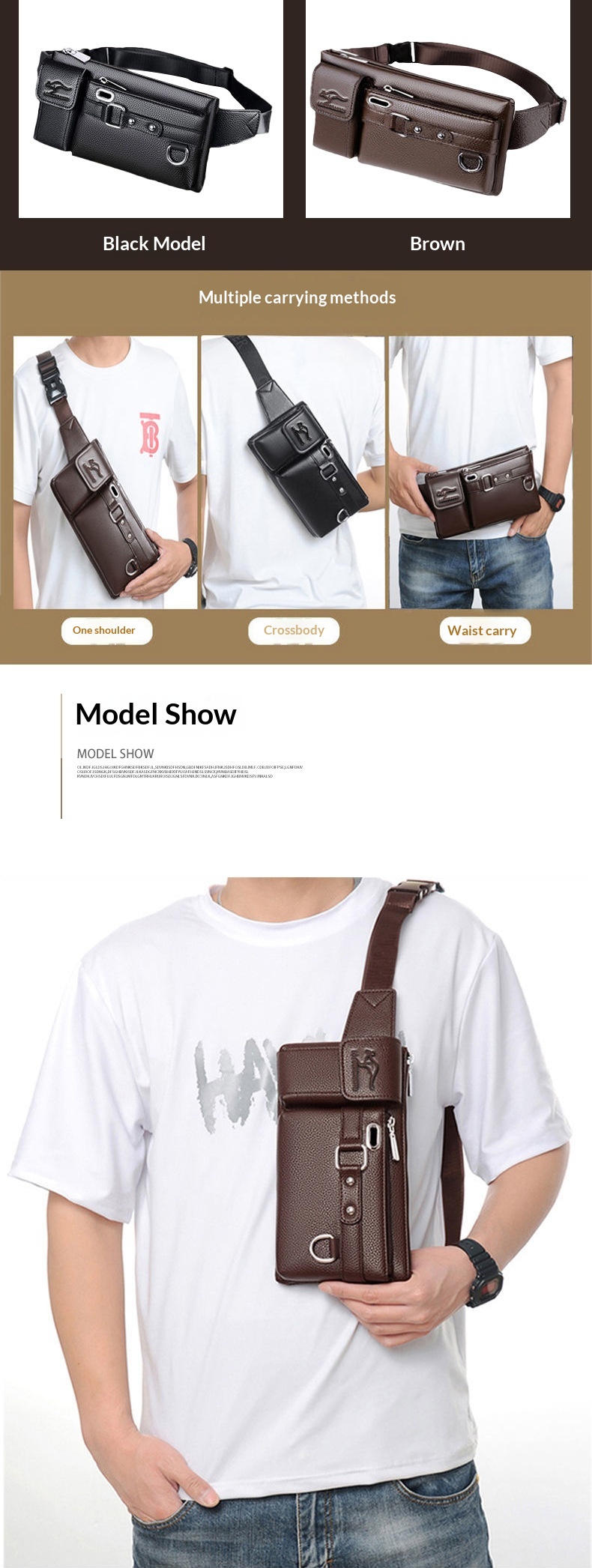 Men's Waist Bag Large-Capacity Multifunction Crossbody Bag 23 e61999f7 609c 4def 9bb5 36a3b50b1f55 trans