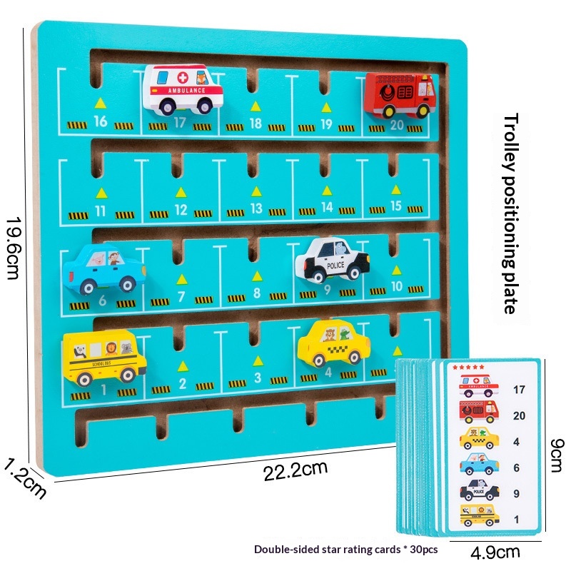 Wooden Brain-Training Logic And Concentration Game