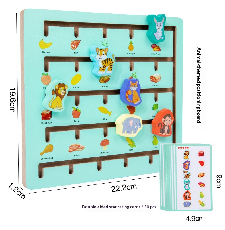 Wooden Brain-Training Logic And Concentration Game