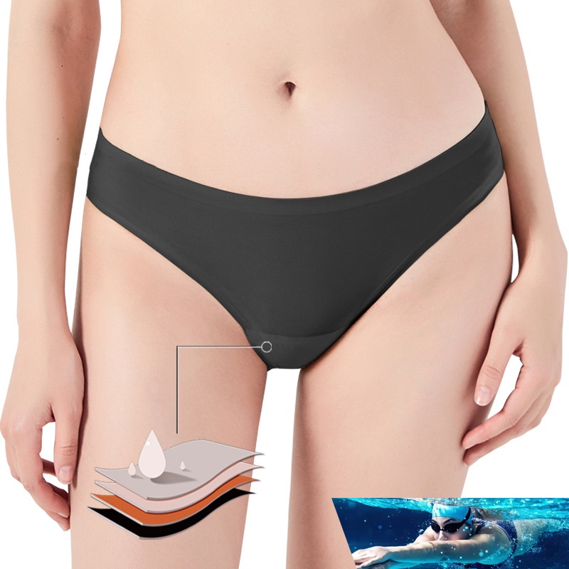 Seamless Physiological Swimsuit Four-Layer Leak-Proof No Sanitary Pad Needed Menstrual Period Pants For Women