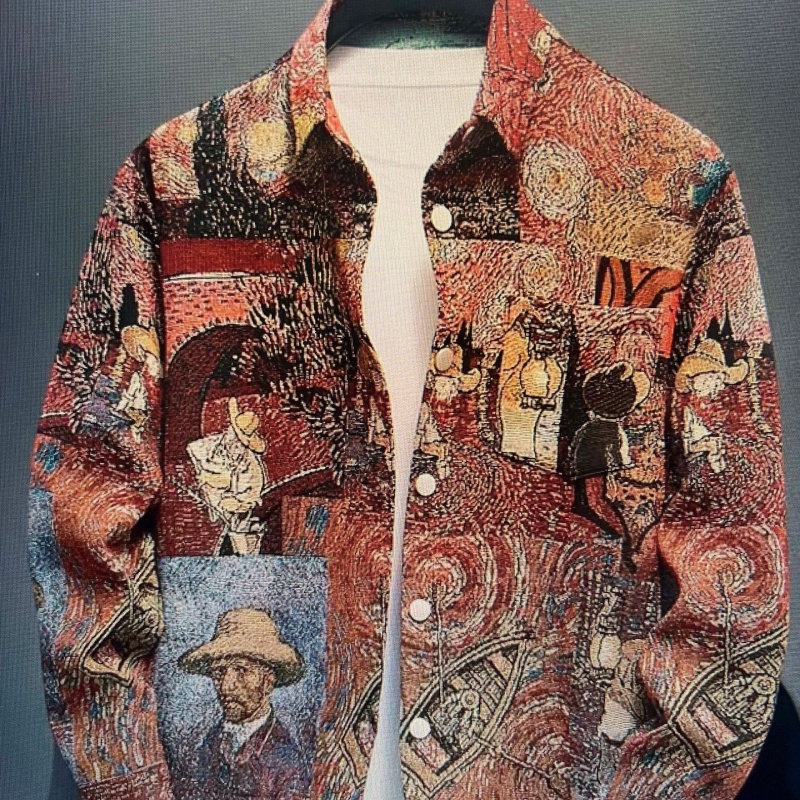 Spring And Autumn Men's Long-Sleeved Shirt