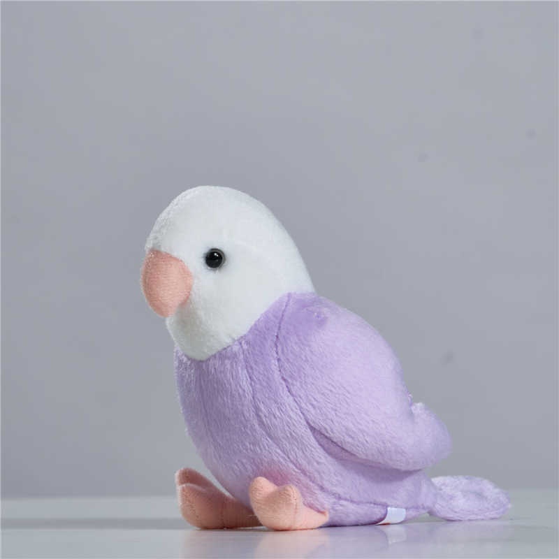 Peony Parrot Plush Pendant