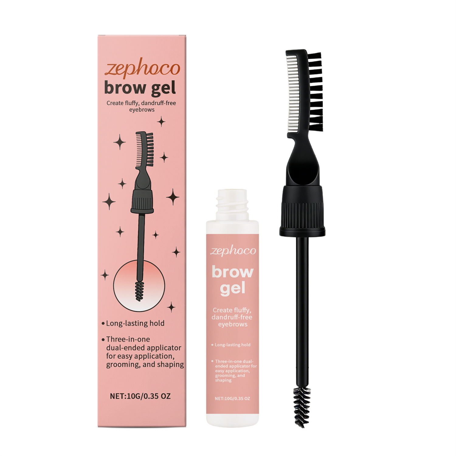 Double-ended Plastic Eyebrow Glue