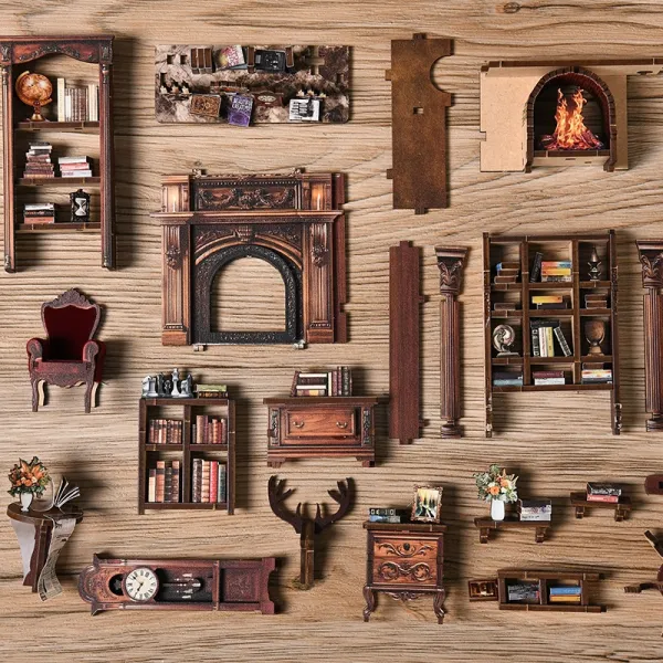 Twilight Library Book Nook Kit lifestyle photo 3