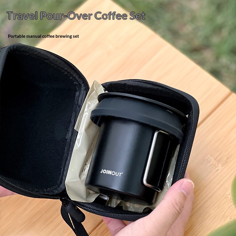 Cross-border Pour-over Coffee Set For Travel And Car Use