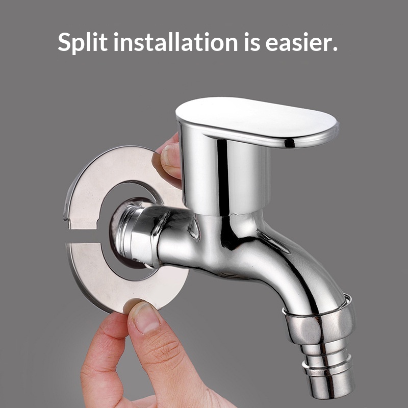 Triangle Valve Decorative Cover Shower Head Faucet Stainless Steel Cover