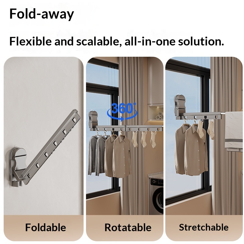 Double-Suction-Cup Portable Clothes Drying Rack — Pratique et compact - image 2