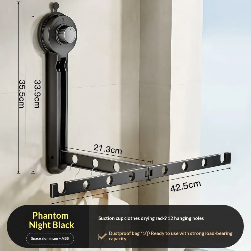 Double-Suction-Cup Portable Clothes Drying Rack — Pratique et compact - image 5