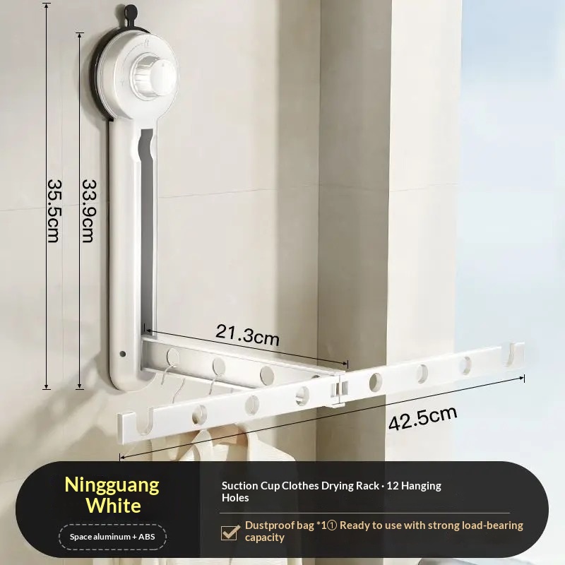 Double-Suction-Cup Portable Clothes Drying Rack — Pratique et compact - image 4