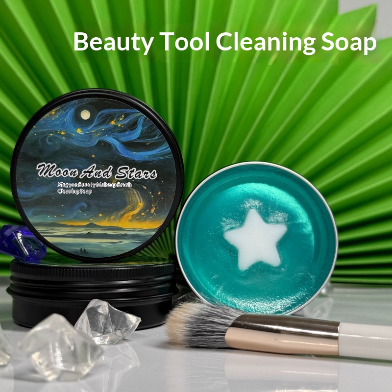 English-language Moon Wash Soap Heart-shaped Beauty Tool Cleaning Soap