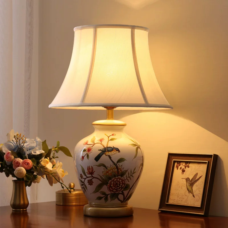 Ceramic Bedside Table Lamp, picture 2 of 5