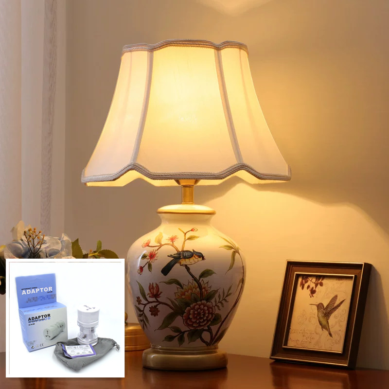 Ceramic Bedside Table Lamp, picture 5 of 5