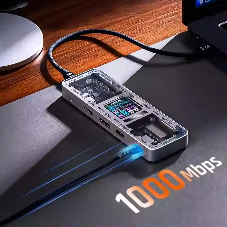 LaptopTab HDMI Mirroring 8K Conversion Gigabit Ethernet Port USB Docking Station