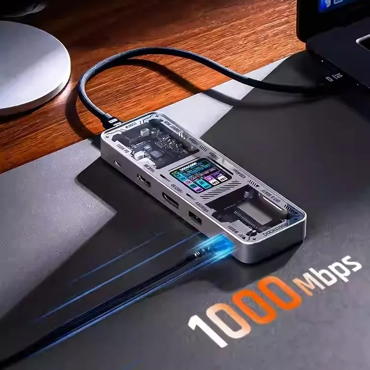 LaptopTab HDMI Mirroring 8K Conversion Gigabit Ethernet Port USB