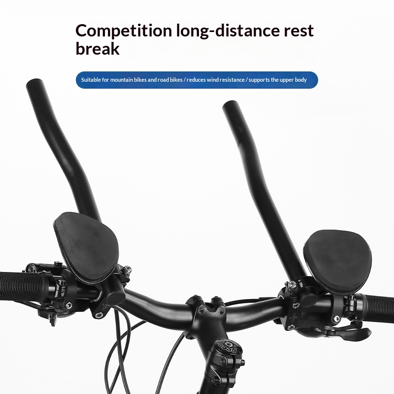Bicycle Aluminum Alloy Frosted Split Handlebar