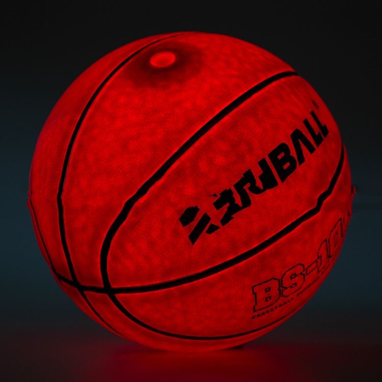 Influencer-style LED-lit Rubber Basketball Made From Eco-friendly Materials