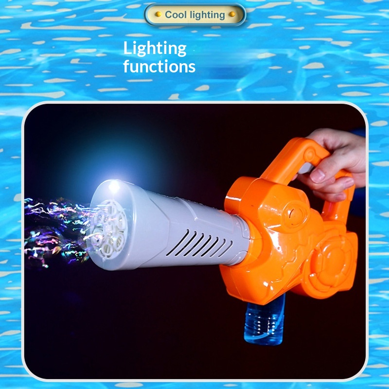 Cross-border New Product Childrens Gatling-Style Handheld Electric Bubble Maker