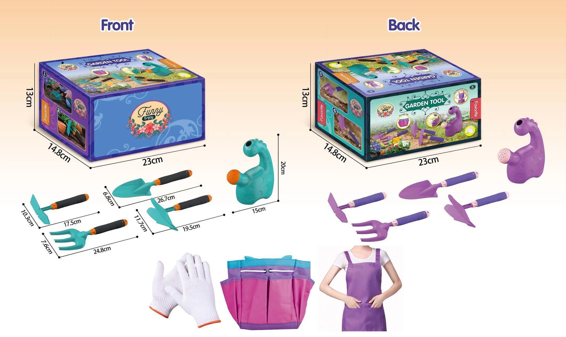 Cross-border Children's Gardening Tools For Digging Sand And Soil