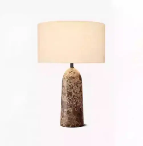 Nordic-style Minimalist Marble Table Lamp Creative Decorative French Luxe Bedside Light