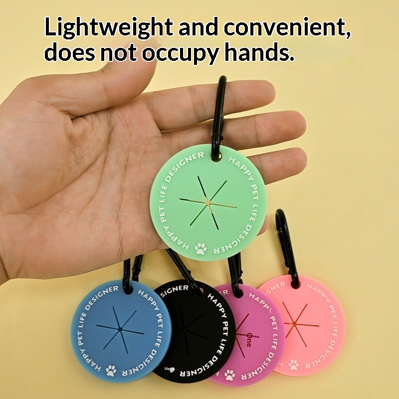 Pet Poop Bag Hands-Free Clip Holder Lazy Dispenser