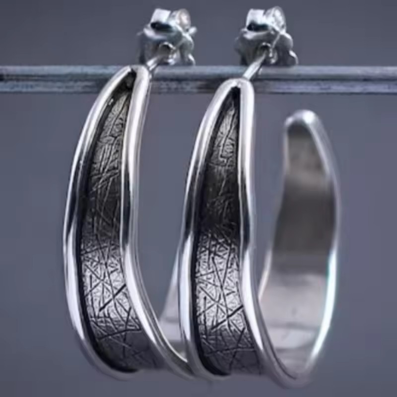 Personalized Retro Bohemian C-Shaped Earrings