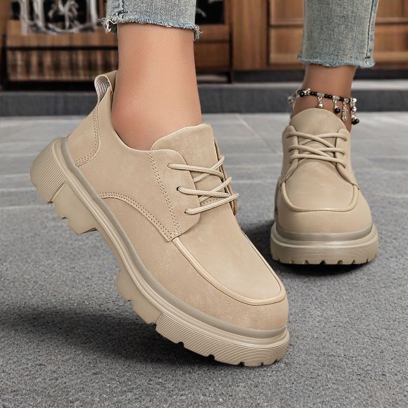 Low-top Dr Martens-style Couples Leather Shoes