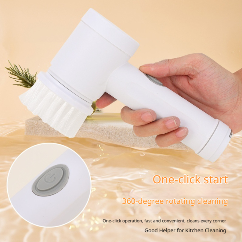 Multi-functional Wireless Electric Cleaner Brush Head