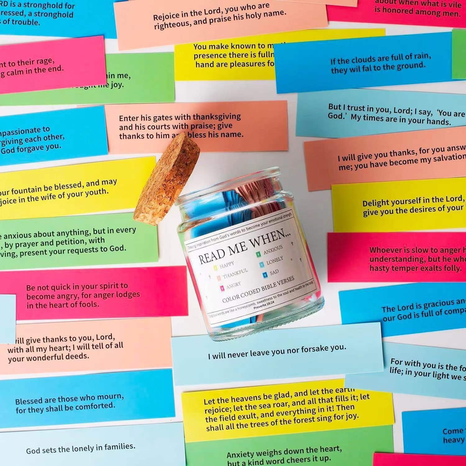 Bible Verses In A Jar Christian Gifts Devotional Prayer Gifts