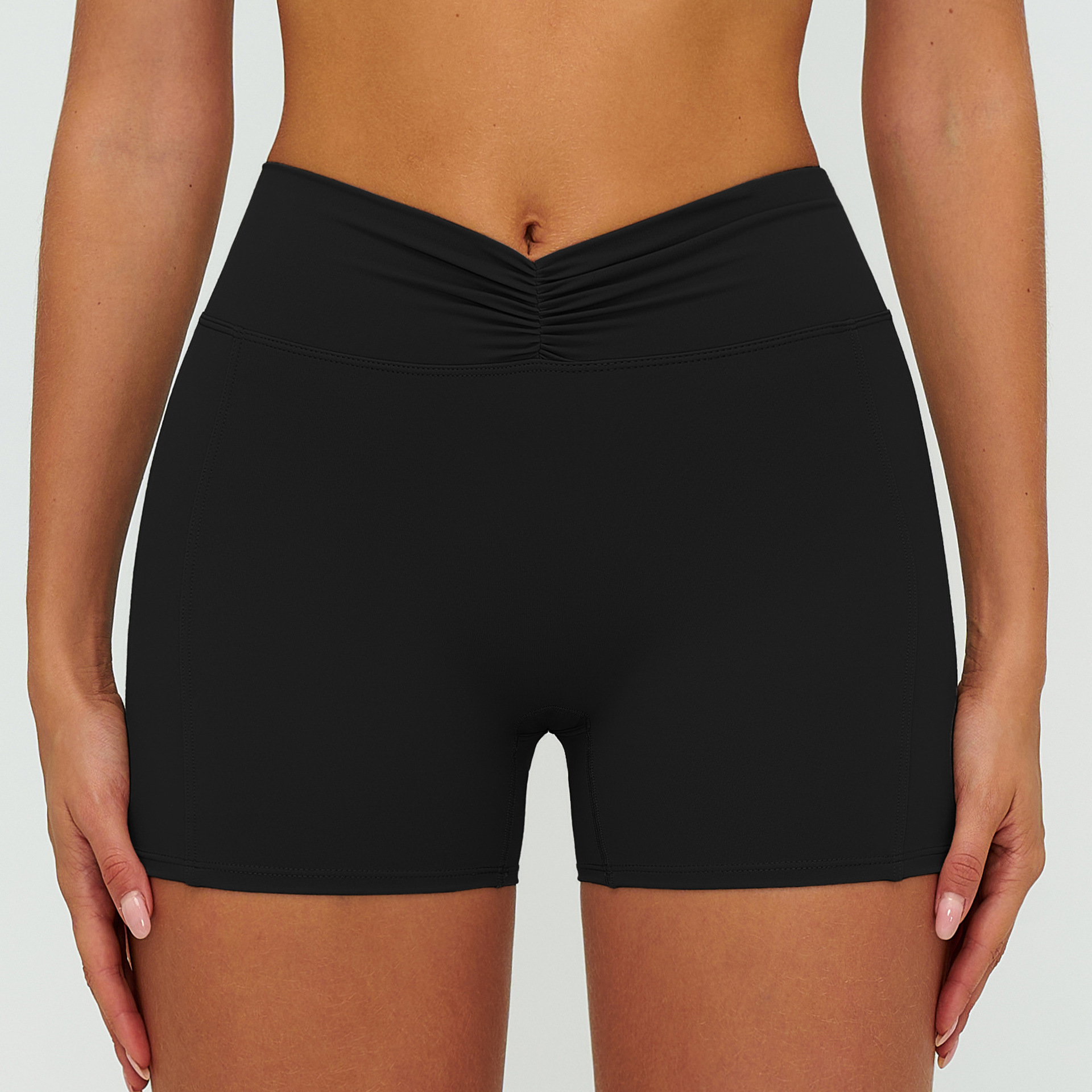 Fashionable Casual Brushed Yoga Shorts For Women