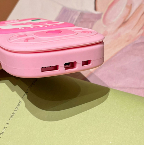 Cute Shaped Silicone Slide Phone Case