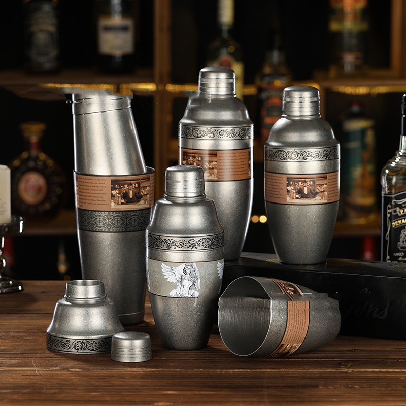 304 Stainless Steel Bartenders Boston Shaker Set