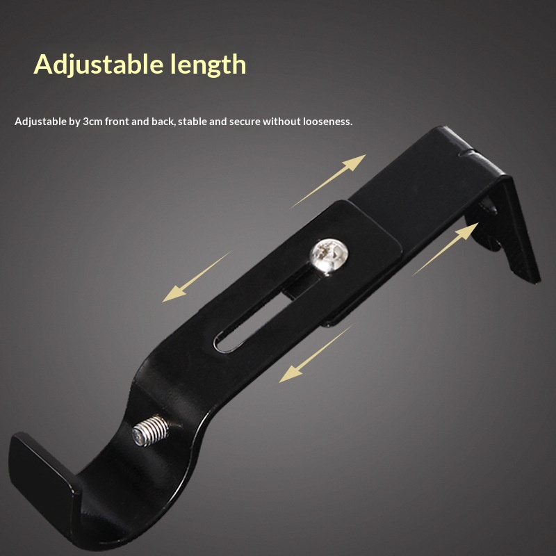 Thickened Curtain Curtain Accessory Adjustable Thickened Iron Bracket For Roman Rods