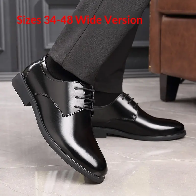Genuine Leather Business Formal Extra-Large Mens Shoes
