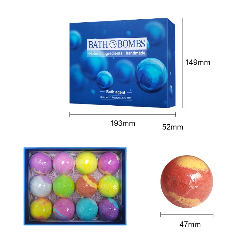 Bubble Bath Essential Oil Bath Bomb Set 4