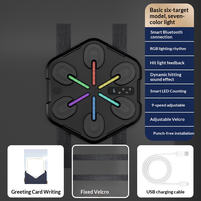 Smart Music Boxing Machine Wall Target Home Fitness Equipment