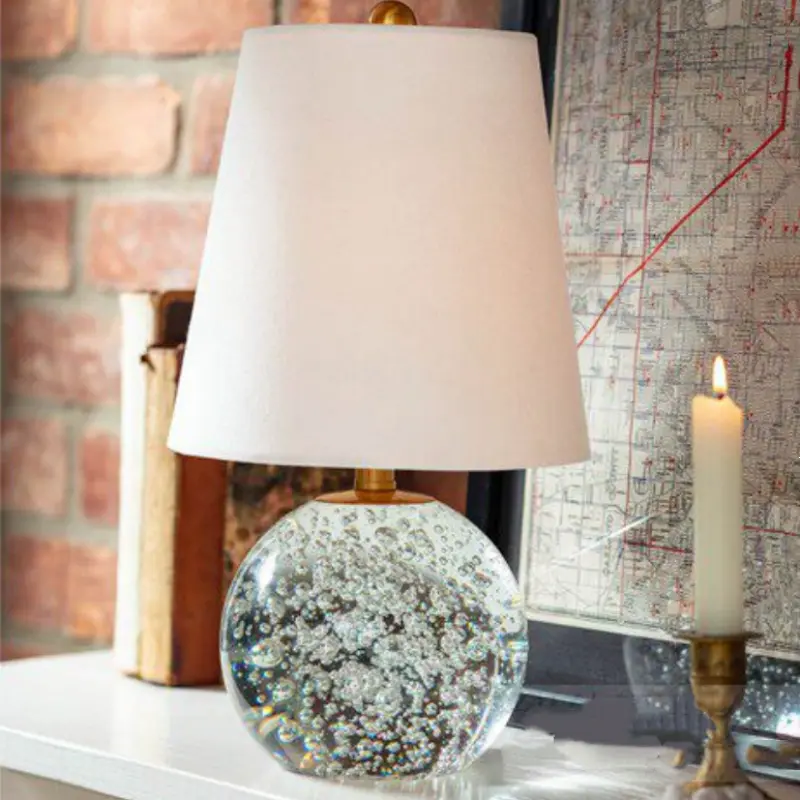 EntrywayBedroom Crystal Ball Table Lamp