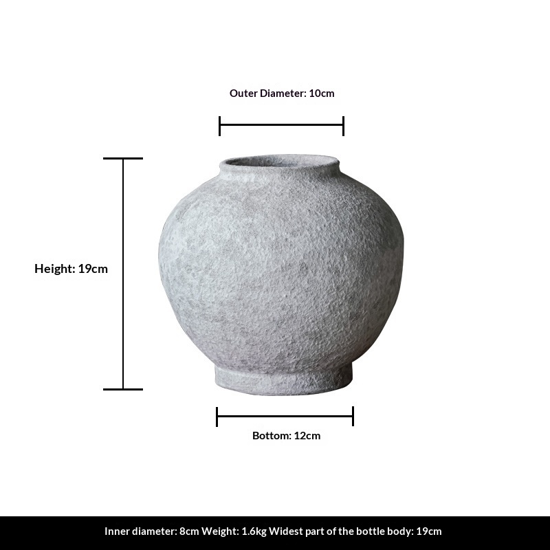 Ceramic Pot Vase, Retro Style, picture 6 of 10