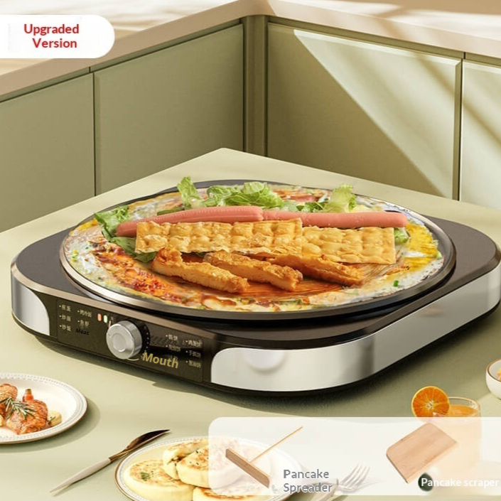 Electric Pancake Maker For Home Use With Multiple Functions