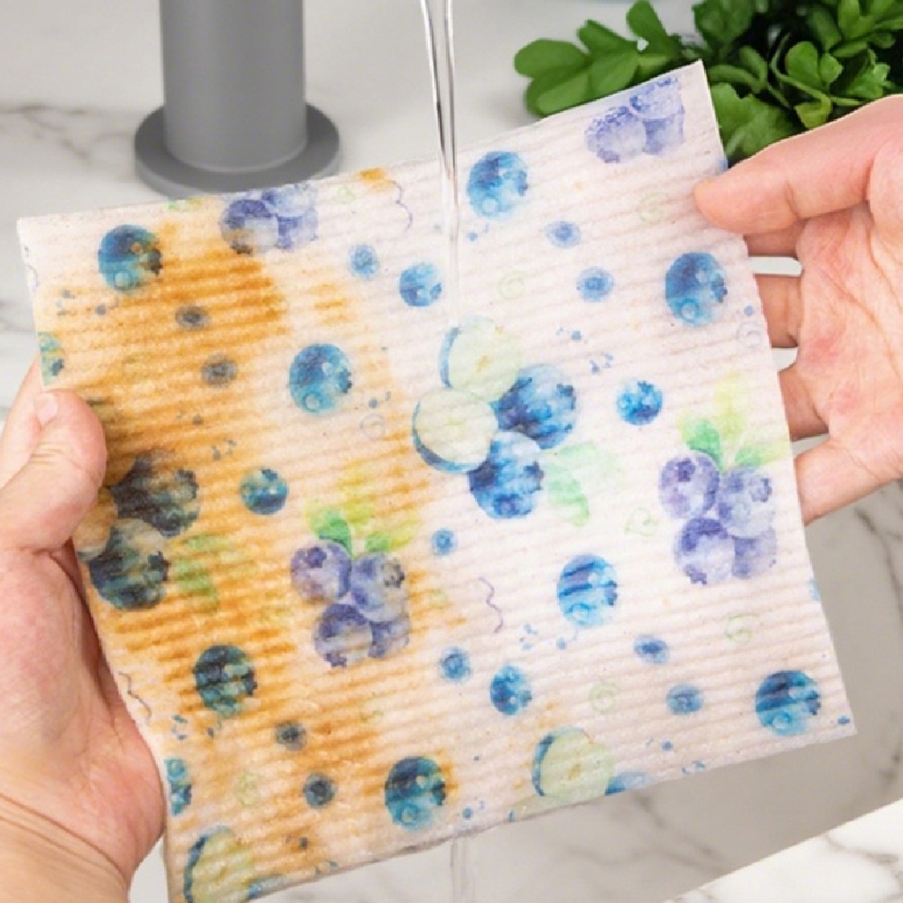 Household Non-Stick Oil Cute Absorbent Dishcloth