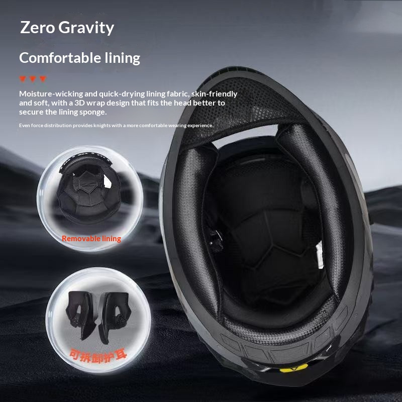 Men's And Women's Four-season Universal Motorcycle Full Helmet 4