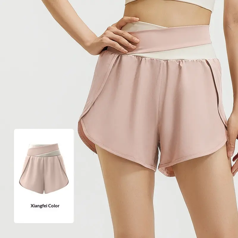 Anti-exposure High-waist Three-quarter Pants Outdoor Yoga Pants
