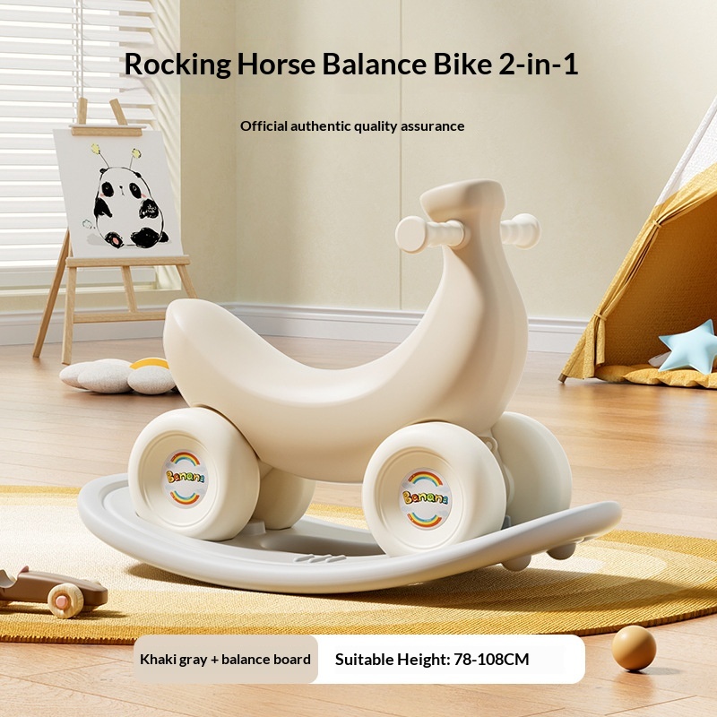 Creative Multifunctional Childrens Cartoon Ride-On Balance Bike Toy