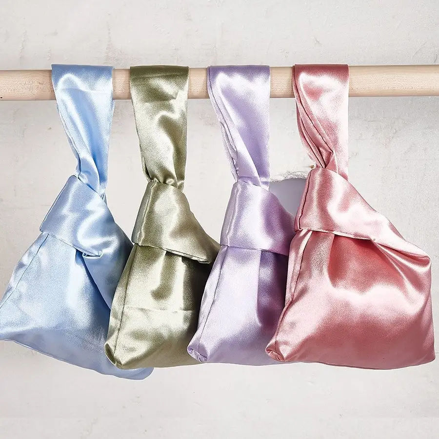 Silk Handbag Japanese-style Wrist Bag