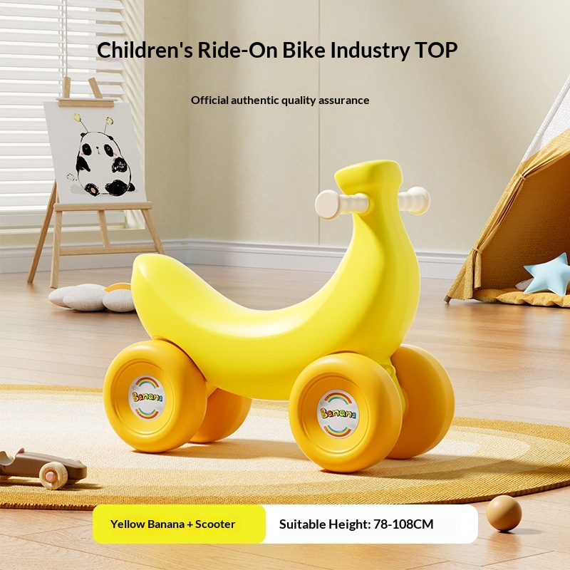 Creative Multifunctional Childrens Cartoon Ride-On Balance Bike Toy
