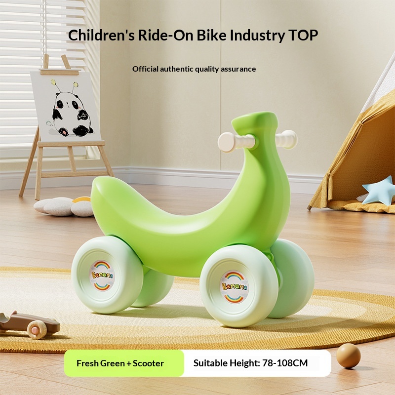 Creative Multifunctional Childrens Cartoon Ride-On Balance Bike Toy