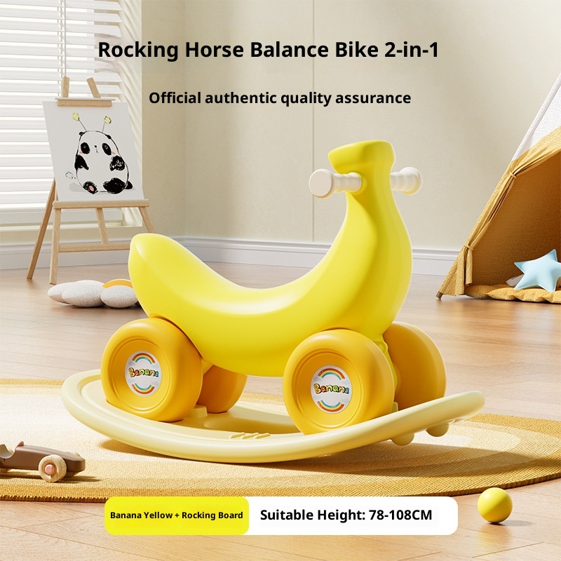 Creative Multifunctional Childrens Cartoon Ride-On Balance Bike Toy